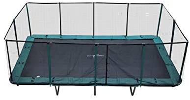 Best Trampoline USA - Galactic Xtreme Gymnastic Rectangle Trampoline with Safety Net Enclosure 10 X 20 Ft