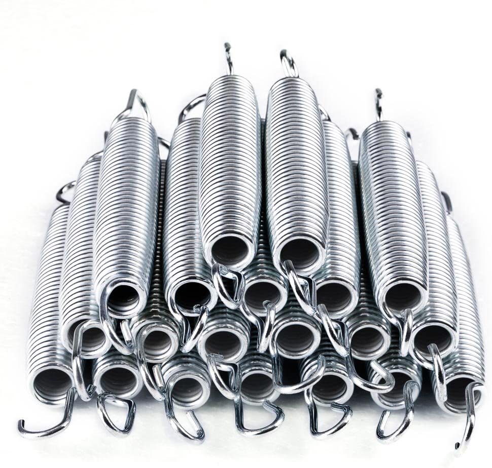 AW 20pcs 7 Inch Galvanized Steel Trampoline Springs Galvanized Replacement Set