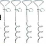 Trampoline Anchor Kit - Set of 4 - Tie Downs with Ground Stakes